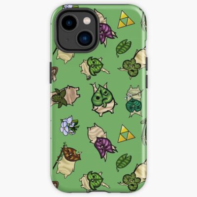 Korok Repeating Pattern Light Green Iphone Case