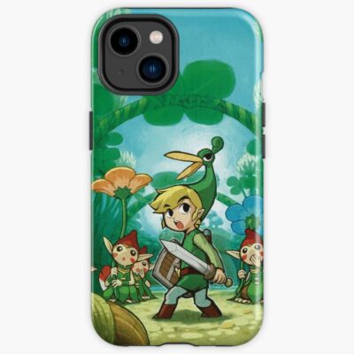 Legend Of Zelda Minish Cap Print Iphone Case