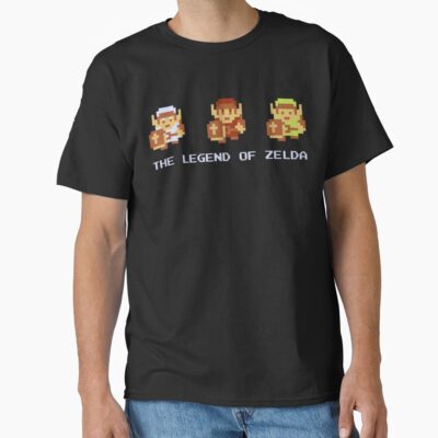 The Legend Of Zelda Three Version T-shirt