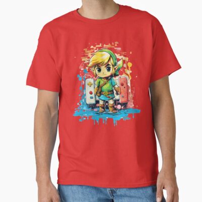 Chibi Link Nintendo Switch T-shirt