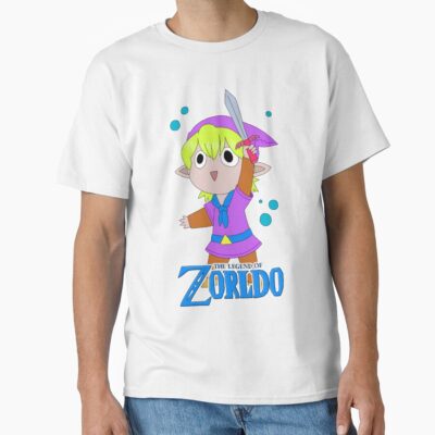 Purple Link Zorldo - Four Swords T-shirt