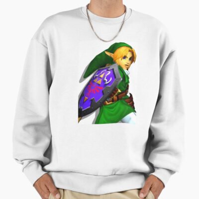 Melee Link Portrait Ocarina Of Time Sweatshirt