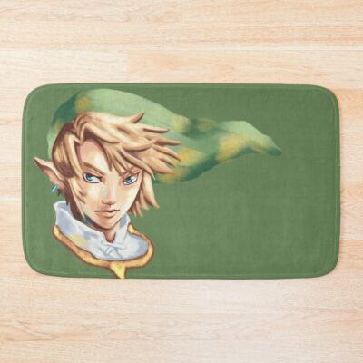 Link Legend Of Zelda Fanart Bath Mat
