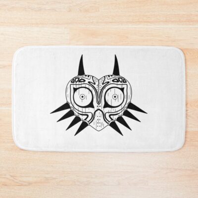 Mask 2 Black - Majora's Mask Bath Mat