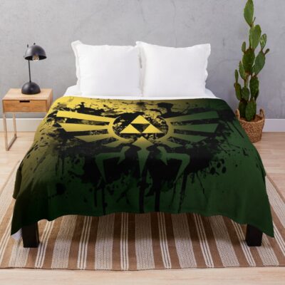 Logo Hylian Crest Throw Blanket