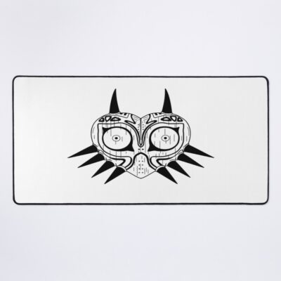 Mask 2 Black - Majora's Mask Mouse Pad