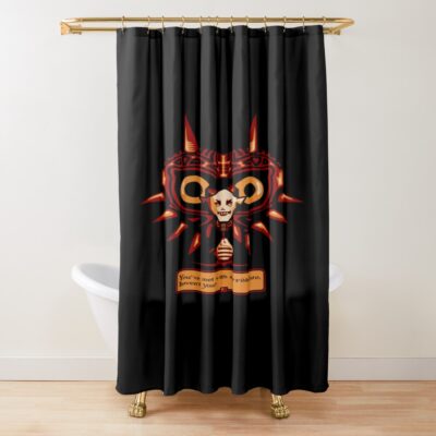 Terrible Fate Majora's Mask Shower Curtain