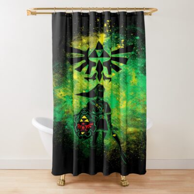 The Legend Of Zelda Triforce Shower Curtain