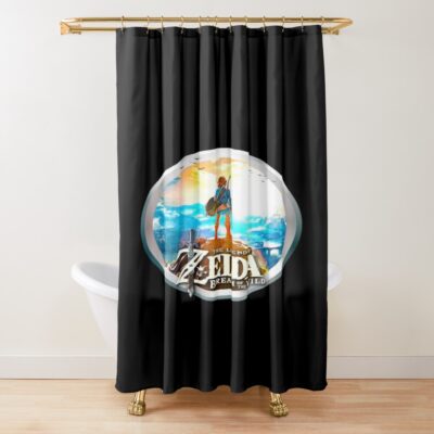 The Legend Of Zelda: Breath Of The Wild Version Shower Curtain