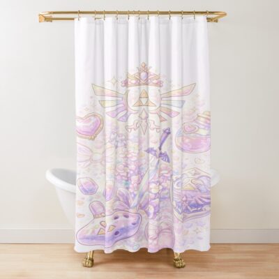 Hero Starter Kit Master Sword Shower Curtain