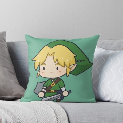 Hero Of Hyrule The Legend Of Zelda Throw Pillow