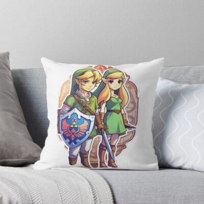 True Love A Link Between Worlds Throw Pillow