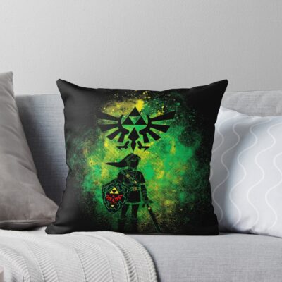 Hero Of Time Art The Legend Of Zelda Throw Pillow