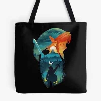 Hyrule Hero The Legend Of Zelda: Breath Of The Wil Tote Bag